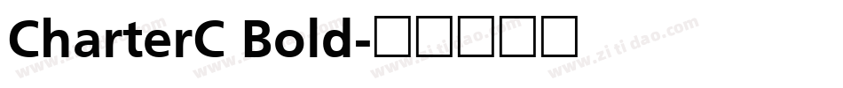 CharterC Bold字体转换
